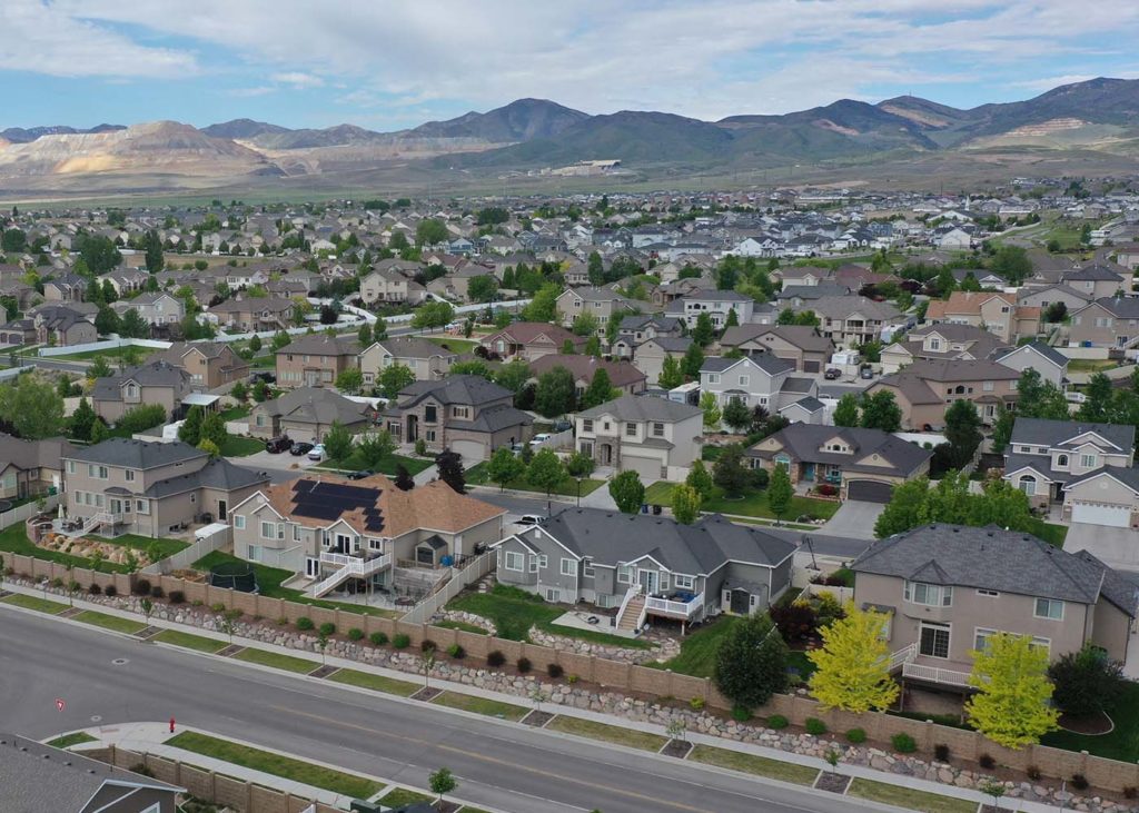 residential area of West Jordan