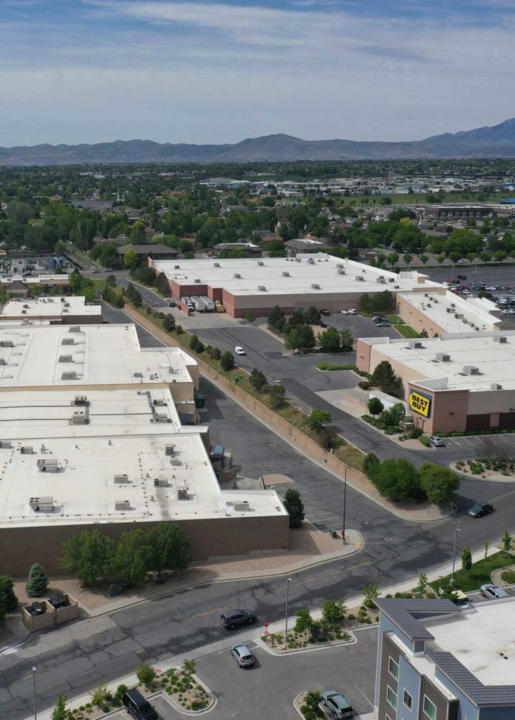 aerial view of Jordan Landing