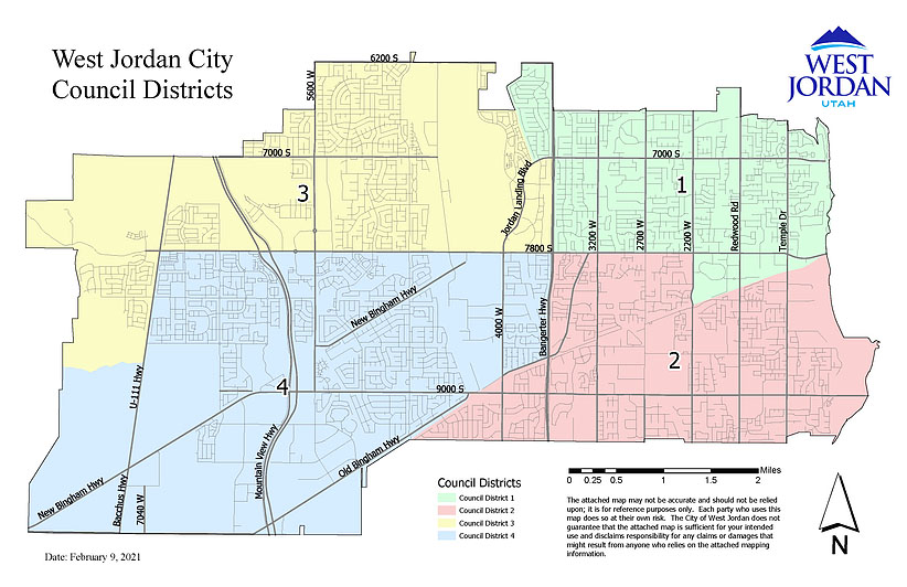 city district map
