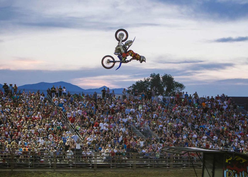 motorcycle event at the rodeo arena