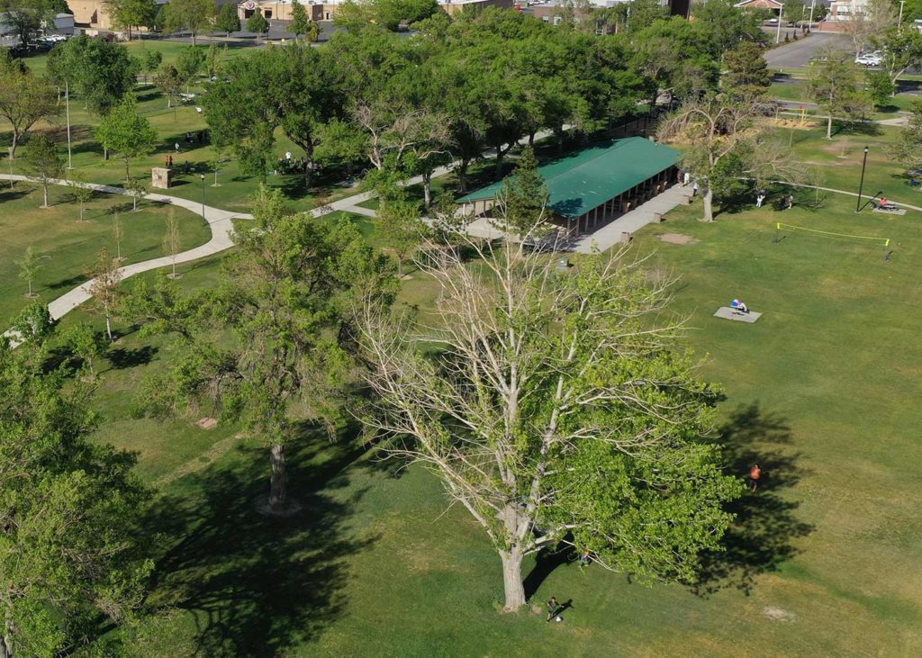 pavilion at Veterans Memorial Park