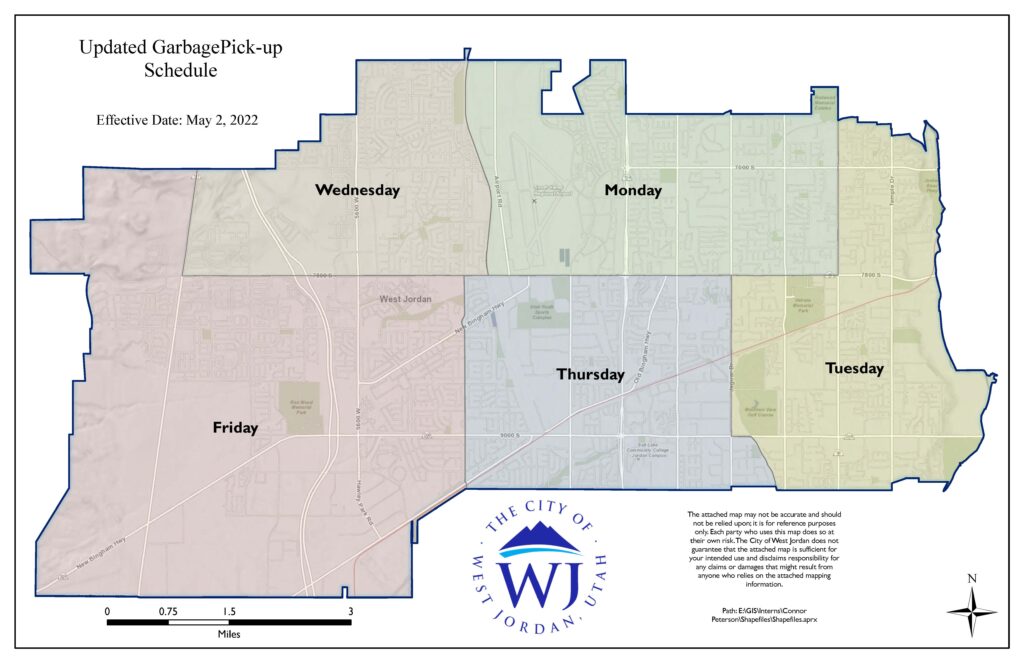 Garbage & Recycling West Jordan City