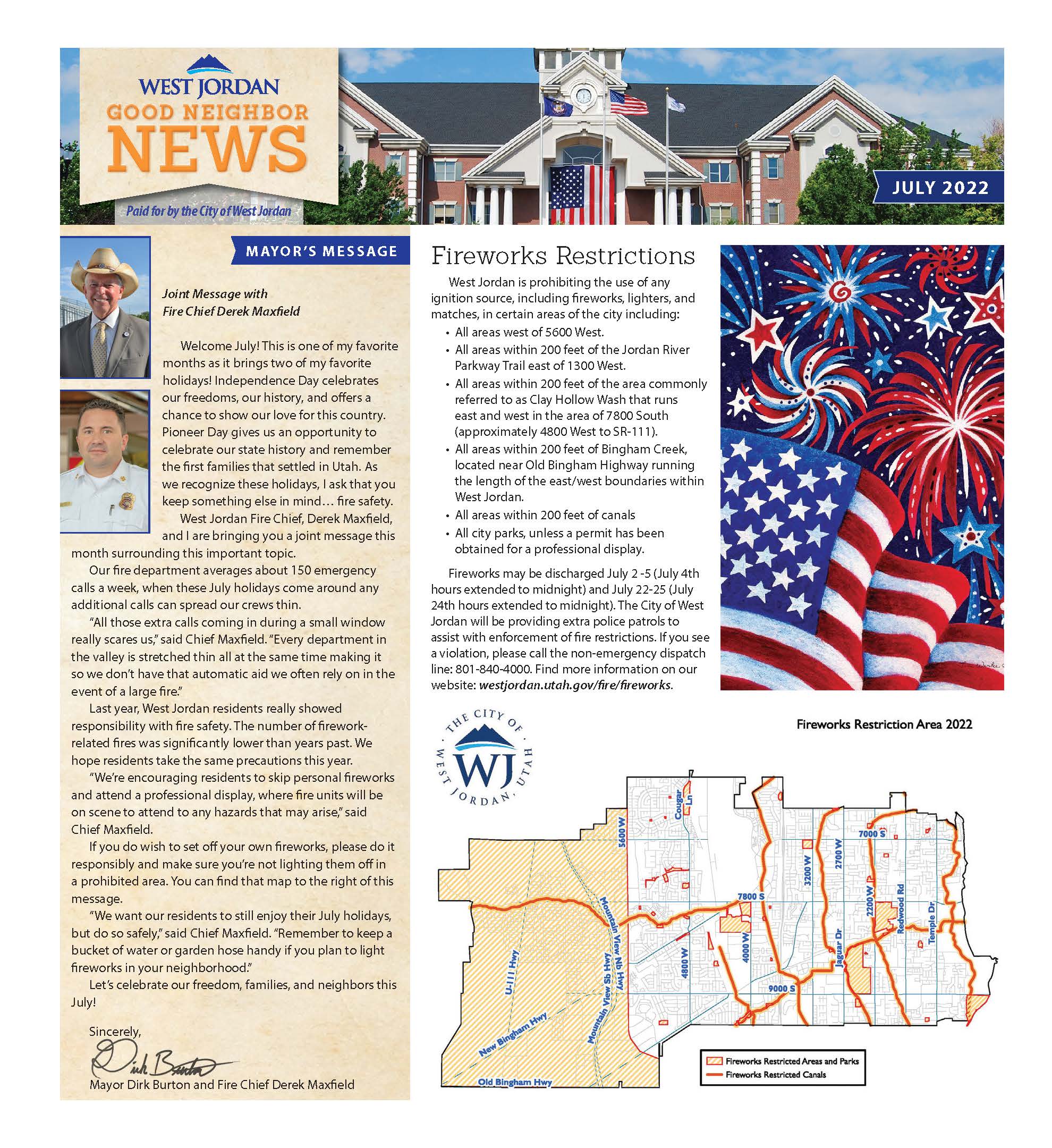 July 2022 Newsletter
