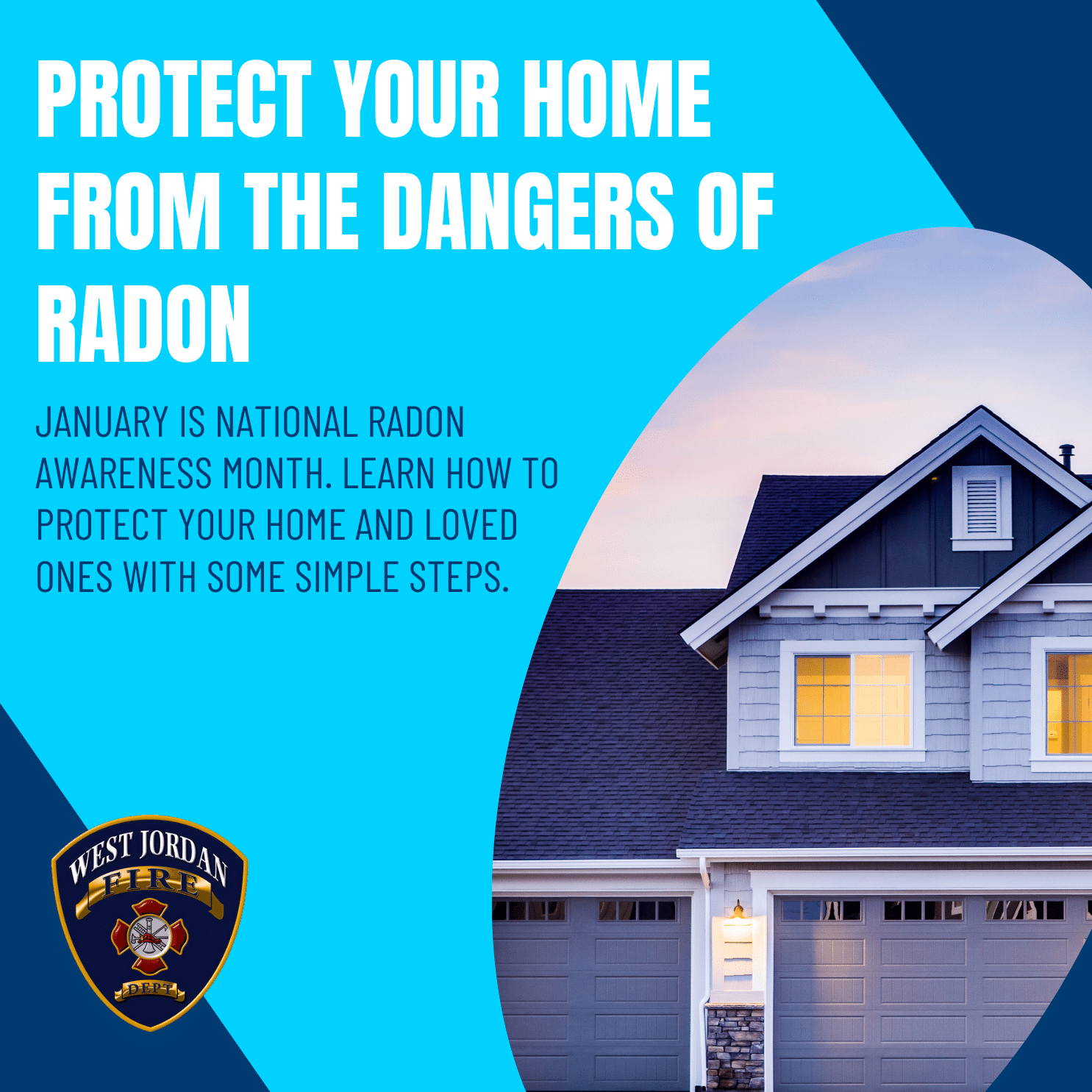 West Jordan Fire Department Sheds Light on Radon Awareness Month