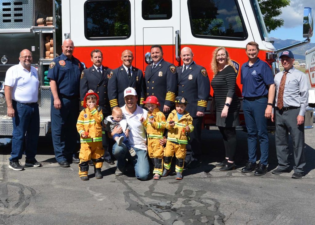 Fire Department West Jordan City group photo