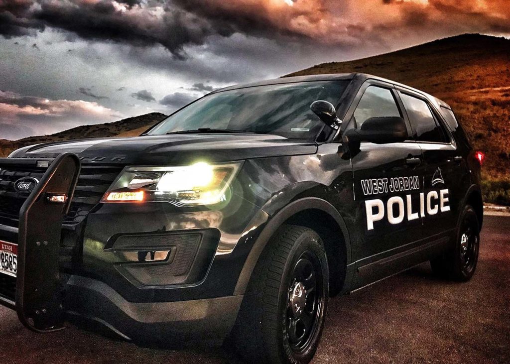 West Jordan police vehicle